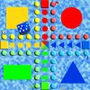 Ludo Geométrico Gigante 100 x 100 cms.